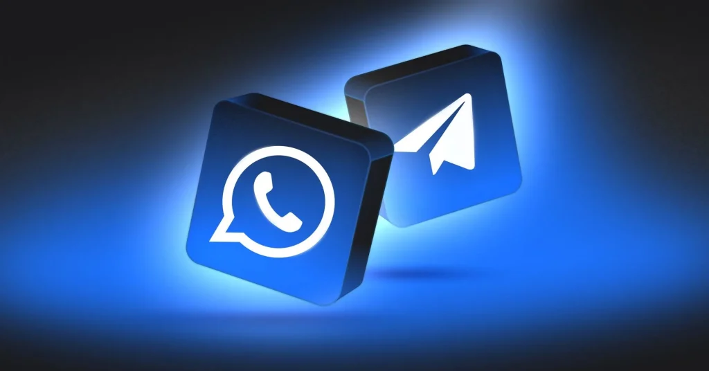 WhatsApp Web and Telegram