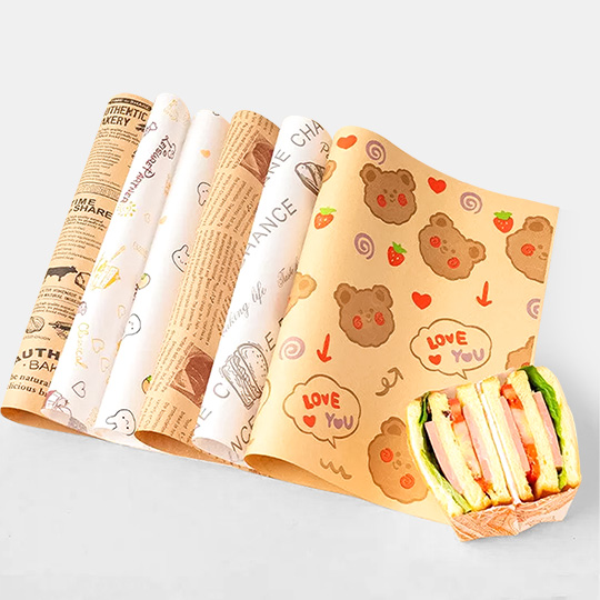 custom burger paper
